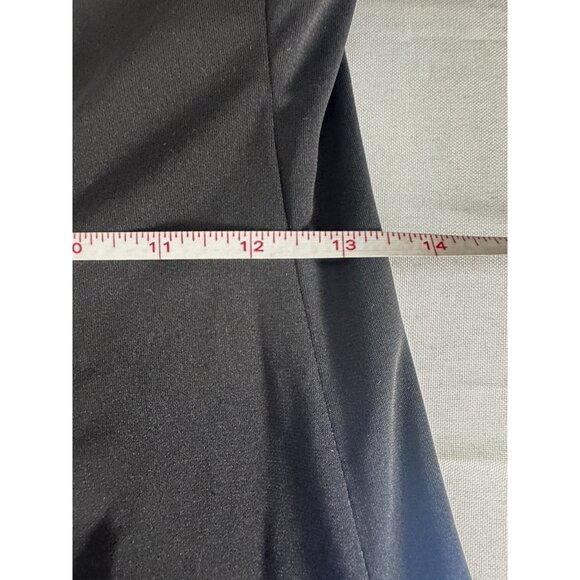 Dave & Johnny Y2K Vtg 90s 13/14 Black Babydoll Dress Gold Accent Maxi Whimsigoth - Picture 11 of 15